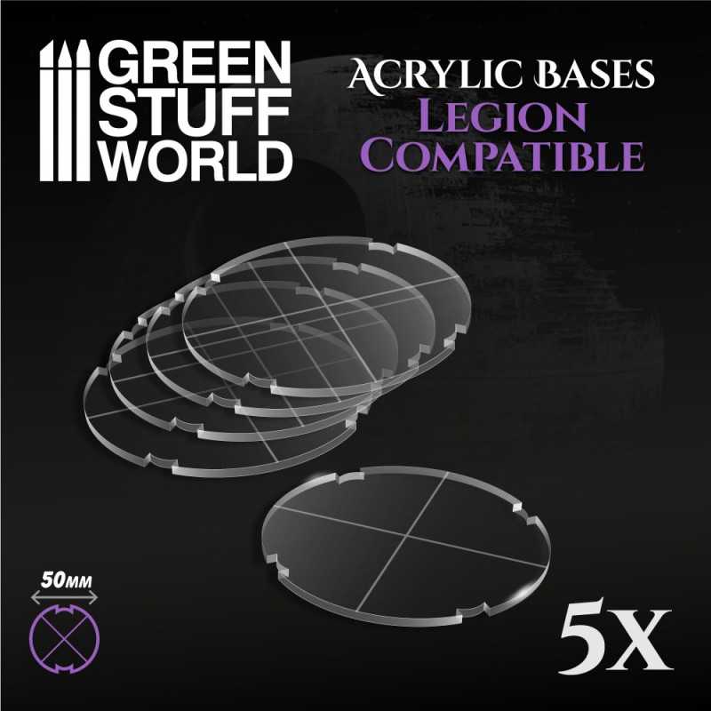 Acrylic Bases - Round 50 mm (Legion) Acrylic Bases - Round 50 mm (Legion)