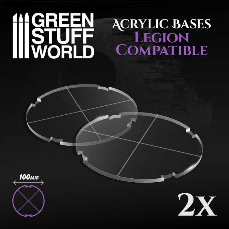 Acrylic Bases - Round 100 mm (Legion) Acrylic Bases - Round 100 mm (Legion)