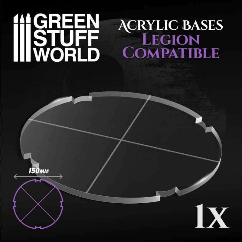 Acrylic Bases - Round 150 mm (Legion) Acrylic Bases - Round 150 mm (Legion)