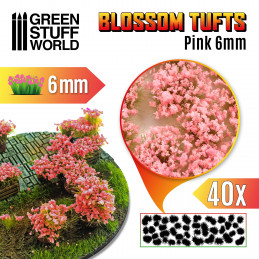 Matas Arbustos - Autoadhesivas - 6mm - ROSA