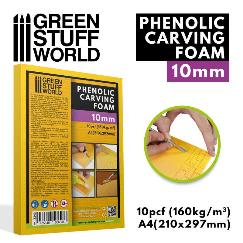Mousse phénolique 10mm - Taille A4 Mousse phénolique 10mm - Taille A4