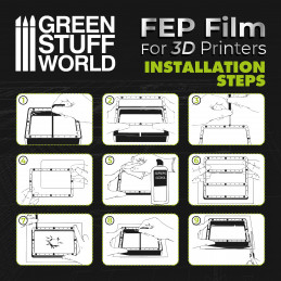 Lamina FEP 200x140mm (pack x2)