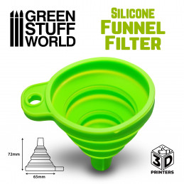 Embudo silicona para impresora 3D