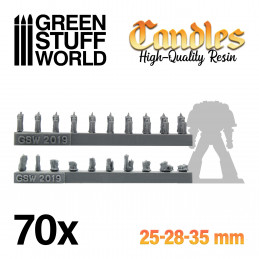 70x Resin Candles