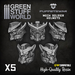 Mech Soldier helmets