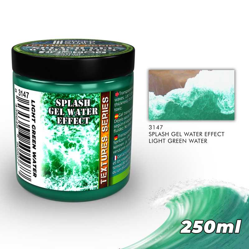 Gel efecto agua - Verde Claro 250ml Gel efecto agua - Verde Claro 250ml