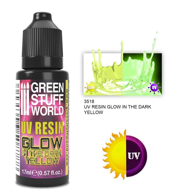Résine Jaune Ultraviolette - GLOW 17ml Résine Jaune Ultraviolette - GLOW 17ml